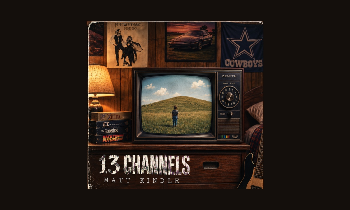 13 Channels by Matt Kindle — vintage television album artwork